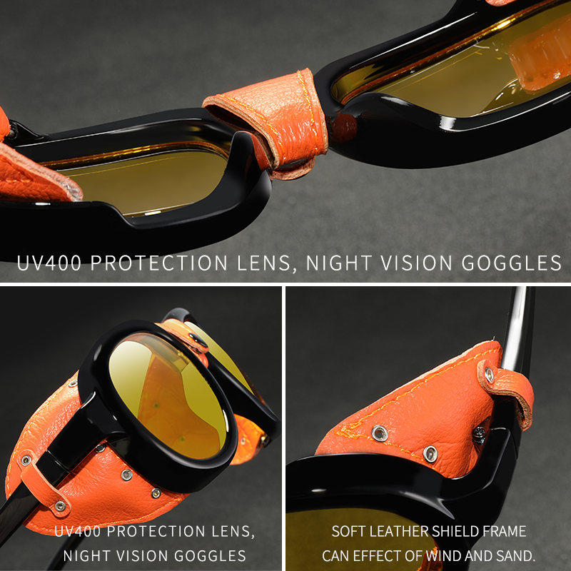 KDEAM Pilot Sunglasses Steampu - Sunglasses Aviator Polarized ulasan dan harga
