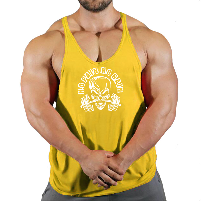 New Hot Sale Mens Printed Tank - Tank Top Muscle ulasan dan harga