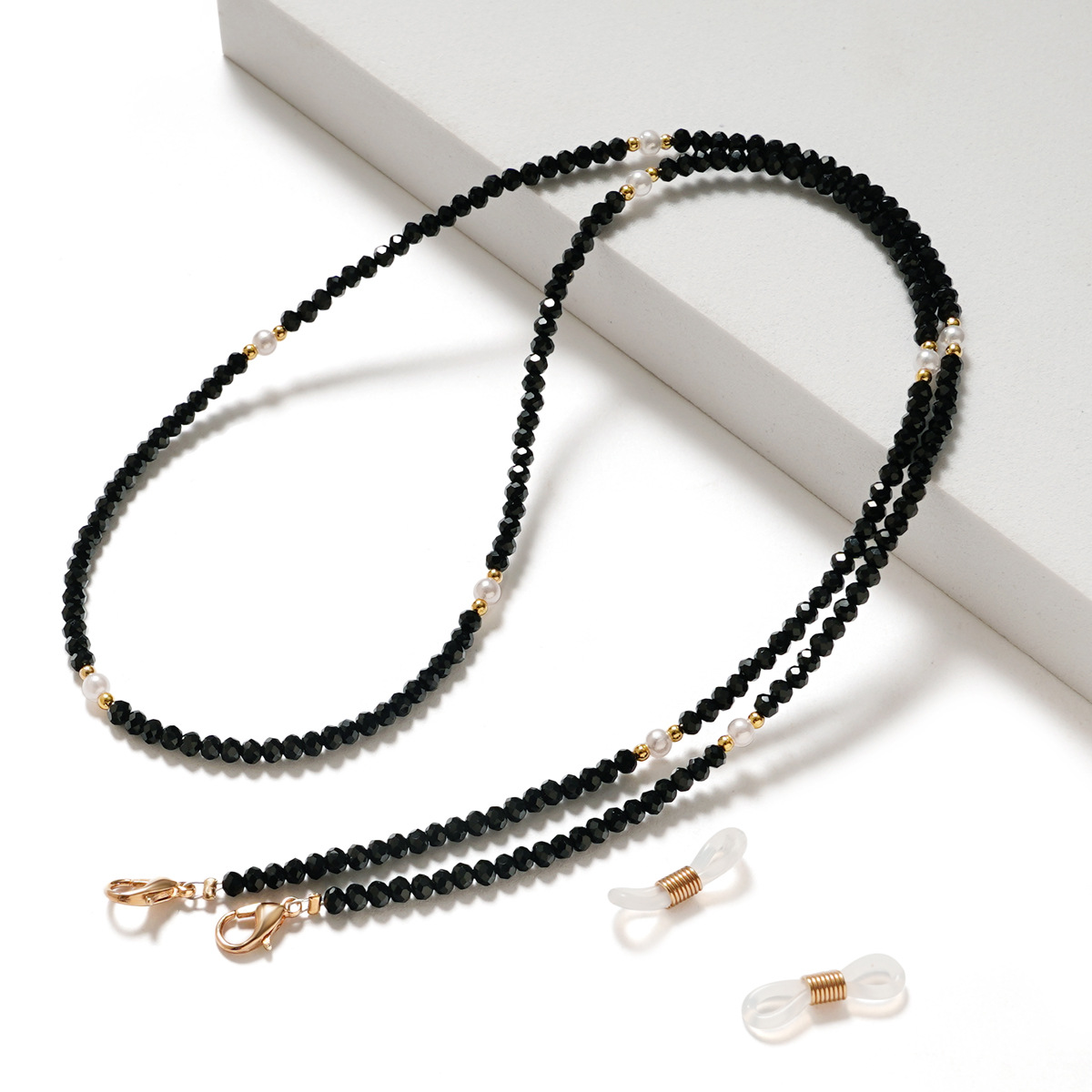 Pearl Crystal Glasses Chain wo - Sunglass Retainer Cord ulasan dan harga