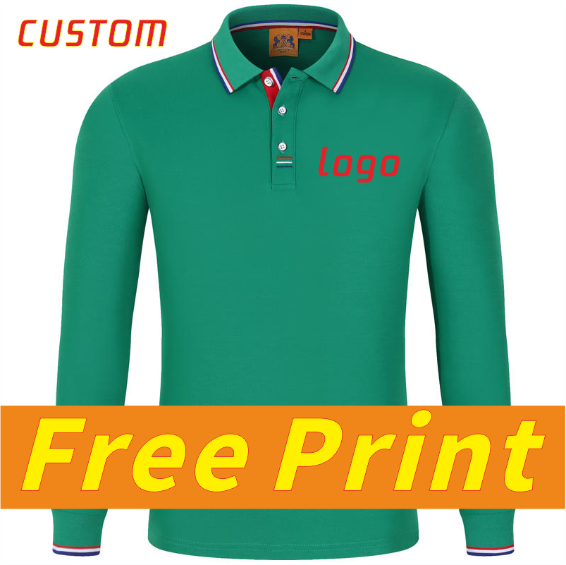 Autumn Long Sleevd POLO Shirt  - Polo Shirt Pique ulasan dan harga