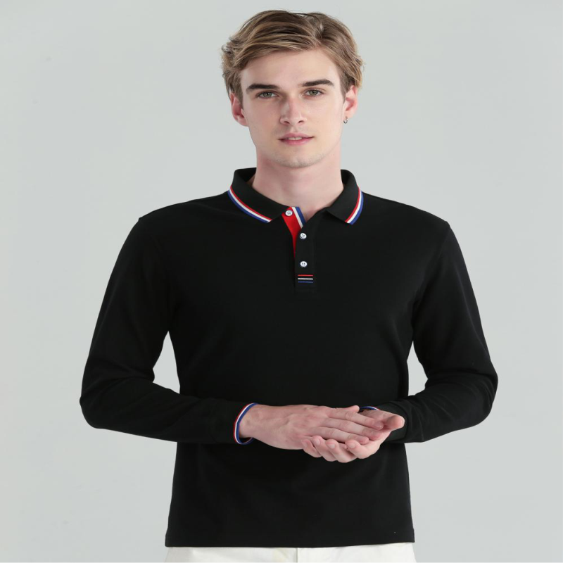 Autumn Long Sleevd POLO Shirt  - Polo Shirt Pique ulasan dan harga