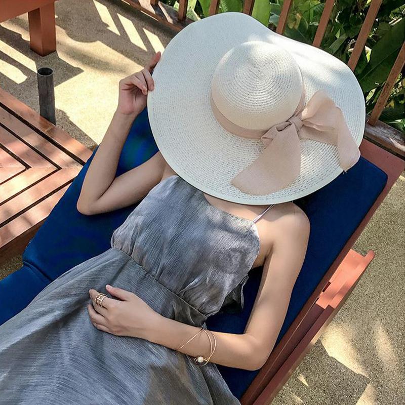 ** New Sale Women Hat Foldable - Bucket Hat Straw ulasan dan harga