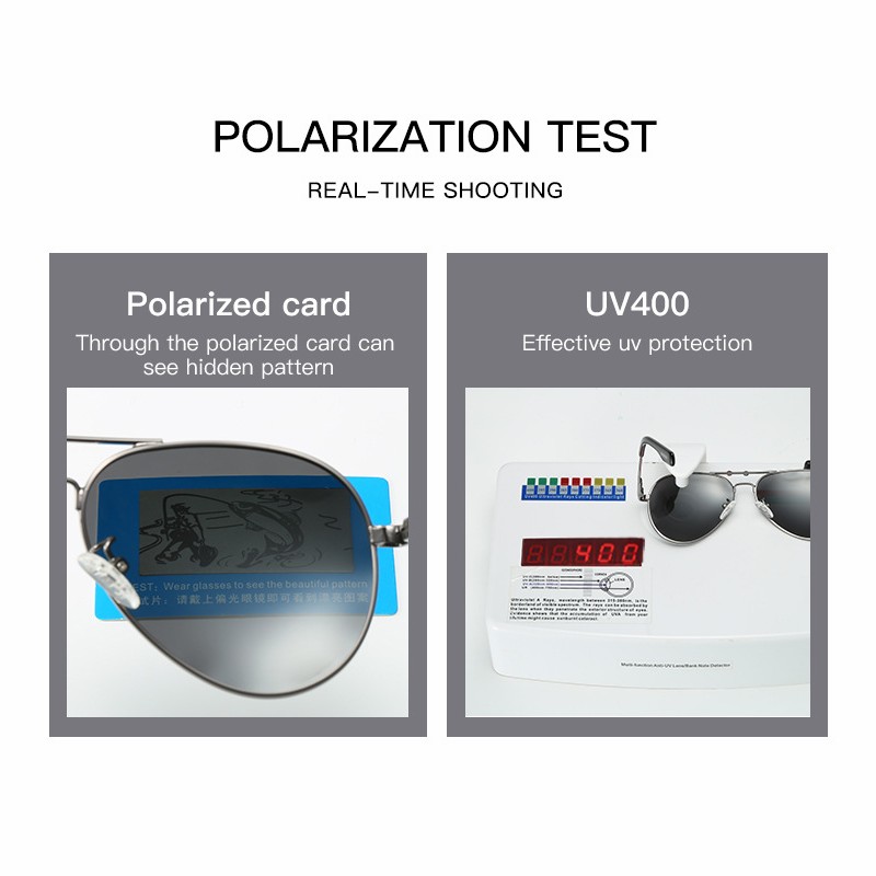 Unisex Small Frame Polarized A - Sunglasses Aviator Polarized ulasan dan harga