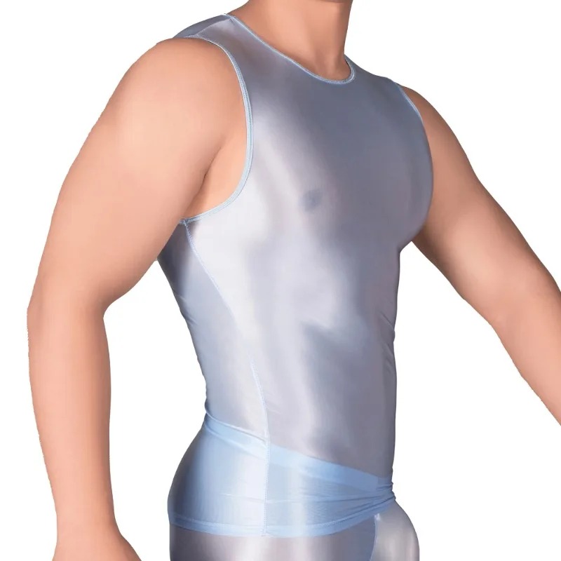 Solid Color Men's Slim Smooth  - Tank Top Muscle ulasan dan harga