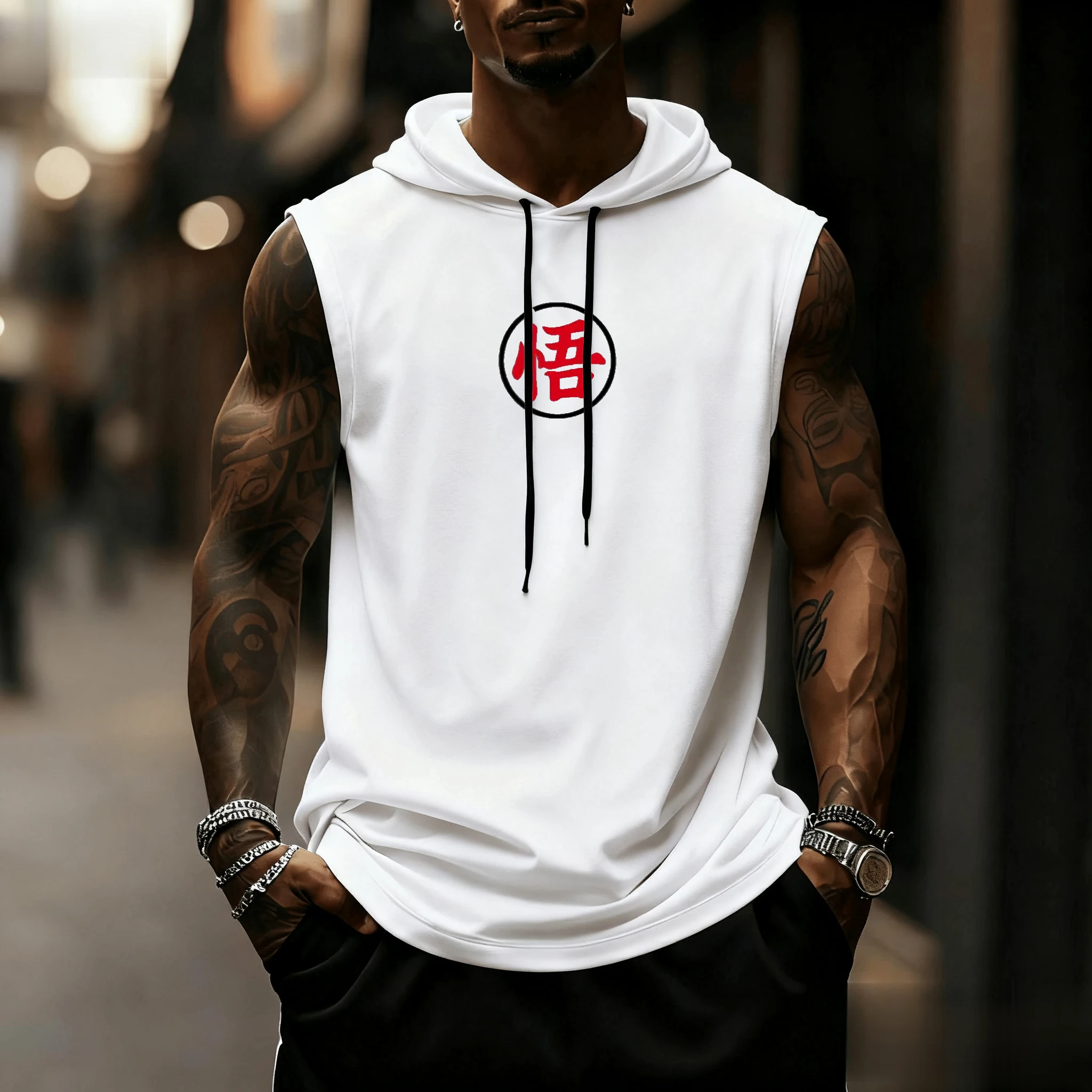 Dragon Ball Goku Anime Men Tan - Tank Top Muscle ulasan dan harga