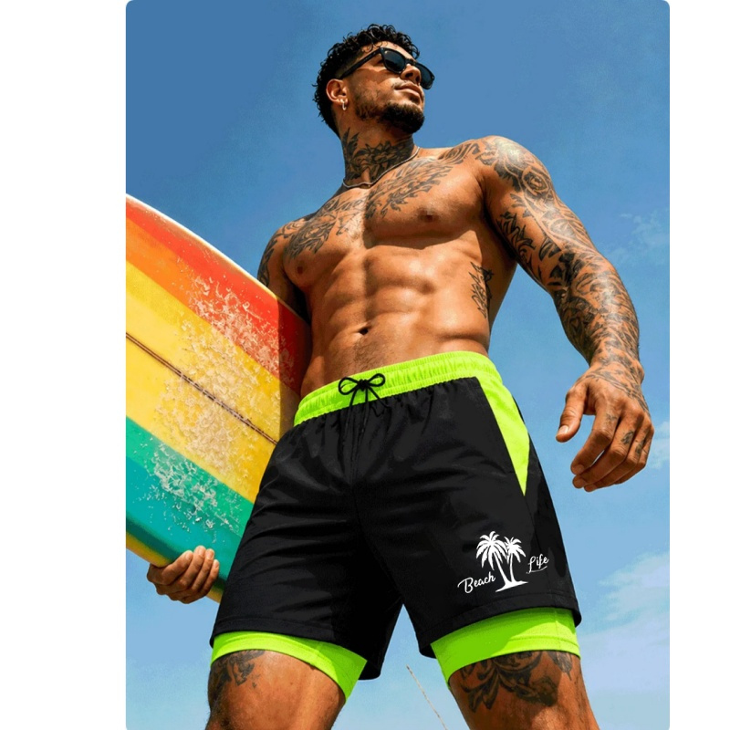 Men'S Swimming Trunks Palm Tre - Trunks Board Surf ulasan dan harga