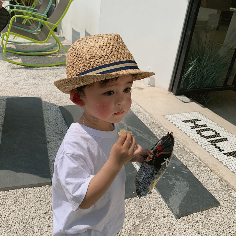 New Summer travel is a hit! In - Bucket Hat Straw ulasan dan harga
